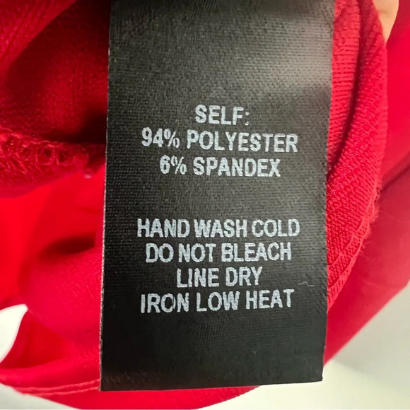 Lulu’s Red sleeveless v-neck dress zipper on back size XS Short Mini Homecoming - Picture 7 of 8